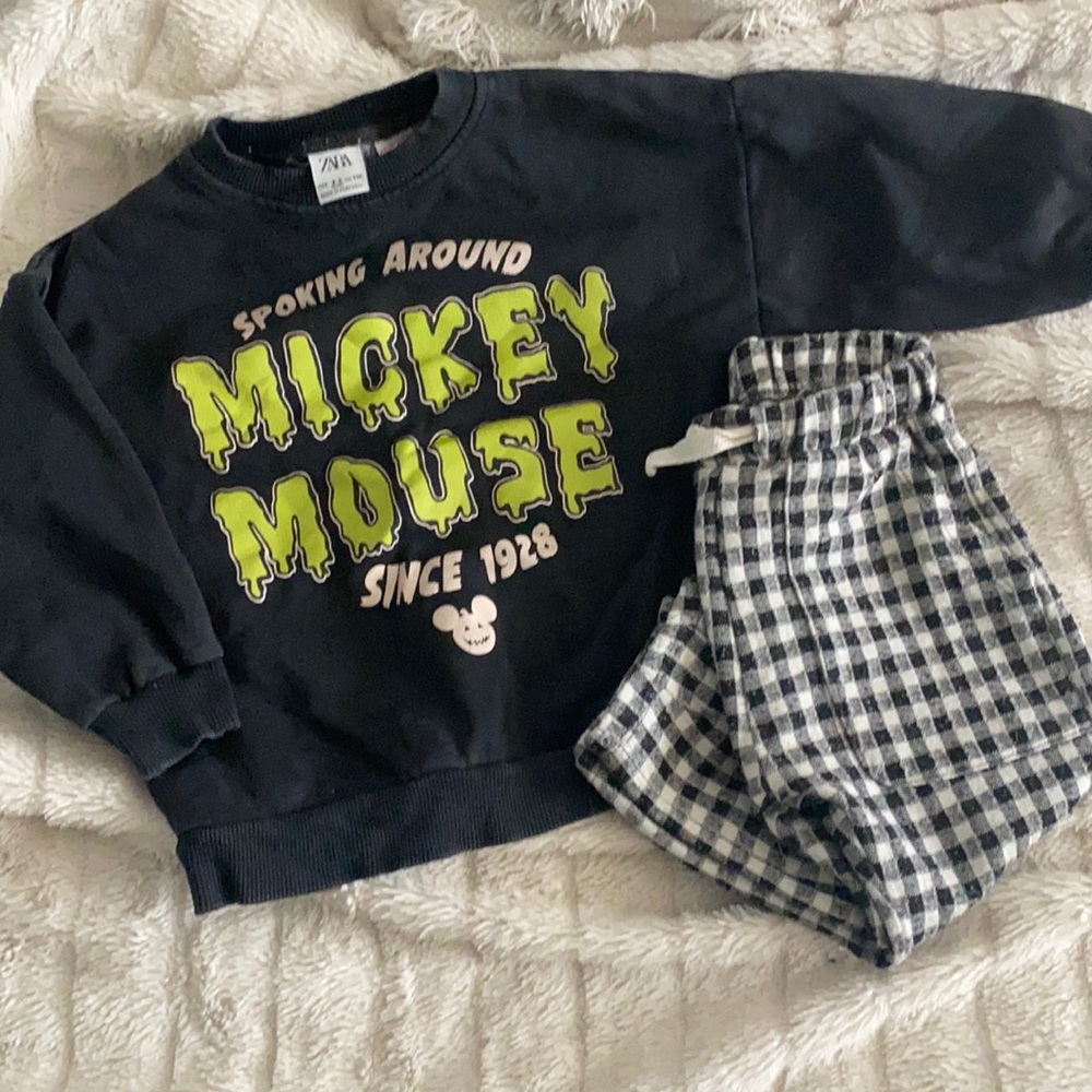 Zara Mickey Mouse set